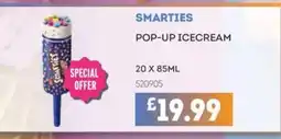 Bestway SMARTIES Pop-up icecream offer