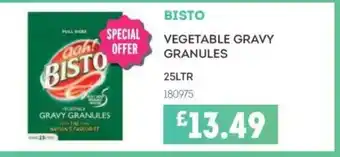 Bestway BISTO Vegetable gravy granules offer