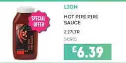Bestway LION Hot piri piri sauce offer