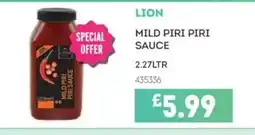 Bestway LION Mild piri piri sauce offer