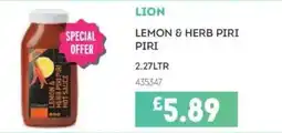 Bestway LION Lemon & herb piri piri offer