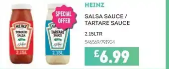 Bestway HEINZ Salsa sauce / tartare sauce offer