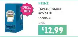 Bestway HEINZ Tartare sauce sachets offer