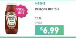 Bestway HEINZ Burger relish offer