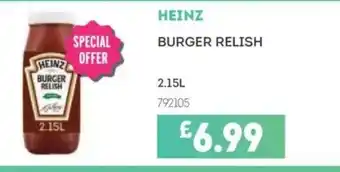 Bestway HEINZ Burger relish offer