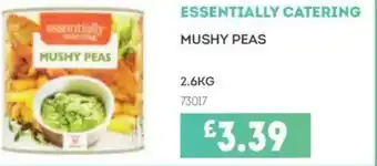 Bestway ESSENTIALLY CATERING Mushy peas offer