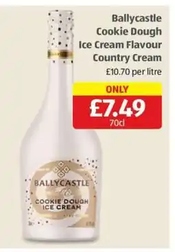 Aldi Ballycastle Cookie Dough Ice Cream Flavour Country Cream offer