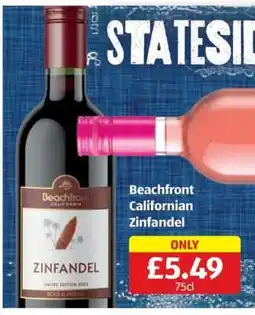 Aldi Beachfront Californian Zinfandel offer