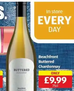 Aldi Beachfront Buttered Chardonnay offer