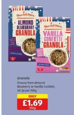 Aldi Granola offer