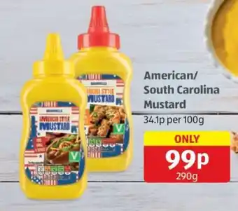 Aldi American/South Carolina Mustard offer