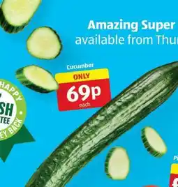 Aldi Cucumber offer