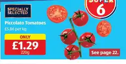 Aldi Piccolato Tomatoes offer