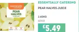 Bestway ESSENTIALLY CATERING Pear halves juice offer
