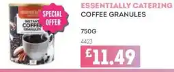Bestway ESSENTIALLY CATERING Coffee granules offer