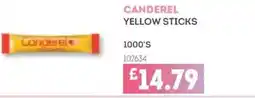Bestway Canderel yellow sticks offer