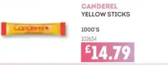 Bestway Canderel yellow sticks offer