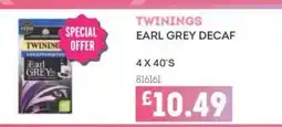 Bestway Twinings earl grey decaf offer