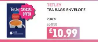 Bestway TETLEY Tea bags envelope offer
