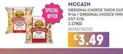 Bestway MCCAIN Original choice thick cut 9/16/original choice thin offer