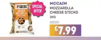 Bestway MCCAIN Mozzarella cheese sticks offer