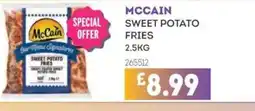Bestway MCCAIN Sweet potato fries offer