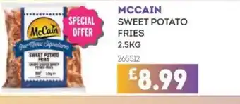Bestway MCCAIN Sweet potato fries offer