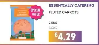 Bestway ESSENTIALLY CATERING Fluted carrots offer