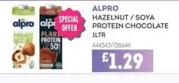 Bestway ALPRO Hazelnut / soya protein chocolate offer