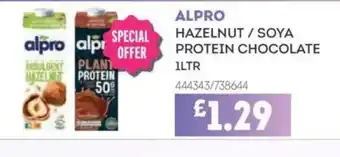 Bestway ALPRO Hazelnut / soya protein chocolate offer