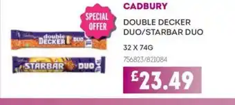 Bestway CADBURY Double decker duo/starbar duo offer