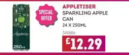 Bestway Appletiser sparkling apple can offer