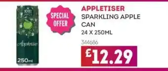 Bestway Appletiser sparkling apple can offer