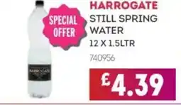 Bestway Harrogate still spring water offer