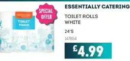 Bestway ESSENTIALLY CATERING Toilet rolls white offer