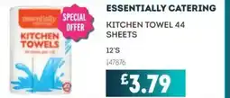 Bestway ESSENTIALLY CATERING Kitchen towel 44 sheets offer