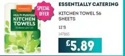Bestway ESSENTIALLY CATERING Kitchen towel 56 sheets offer