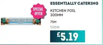 Bestway Essentially catering kitchen foil offer