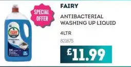 Bestway FAIRY Antibacterial washing up liquid offer