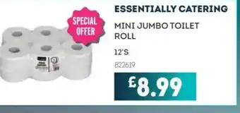 Bestway ESSENTIALLY CATERING Mini jumbo toilet roll offer