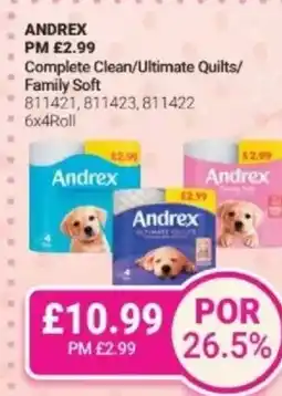 Bestway ANDREX Complete Clean/Ultimate Quilts/ Family Soft offer