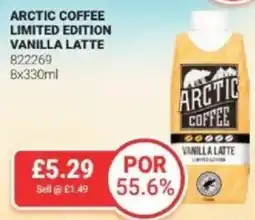 Bestway Arctic coffee limited edition vanilla latte offer
