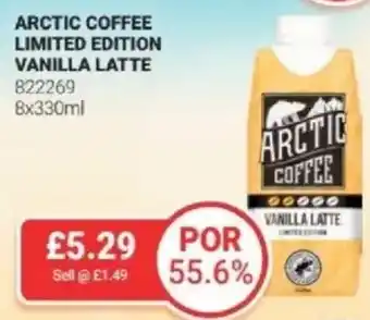 Bestway Arctic coffee limited edition vanilla latte offer