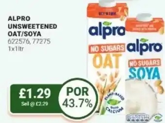 Bestway ALPRO Unsweetened oat/soya offer