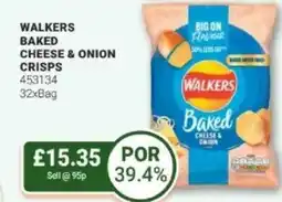 Bestway Walkers baked cheese& onion crisps offer