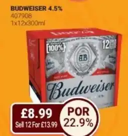 Bestway BUDWEISER 4.5% offer