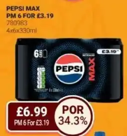 Bestway PEPSI Max offer