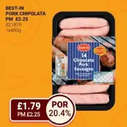 Bestway BEST-IN Pork chipolata offer