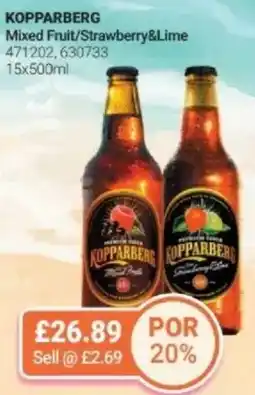 Bestway KOPPARBERG Mixed Fruit/Strawberry&Lime offer