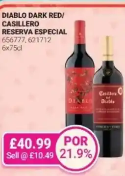 Bestway Diablo dark red/ casillero reserva especial offer